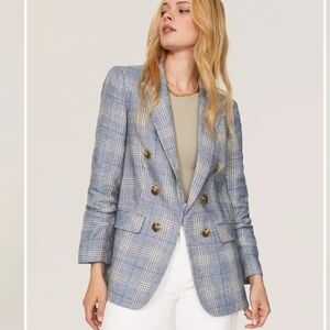 VERONICA BEARD Beacon Plaid Dickey Jacket  size 18